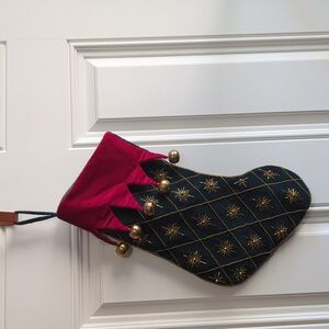 Christmas stocking with bells!